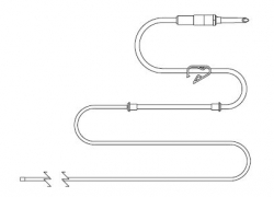 Set sterilizovatelné vyplachovací hadičky 2.2 m, pro motor s kabelem 1.8 m (Elcomed SA-200) 